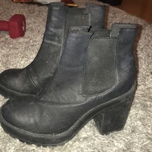 H&M black booties